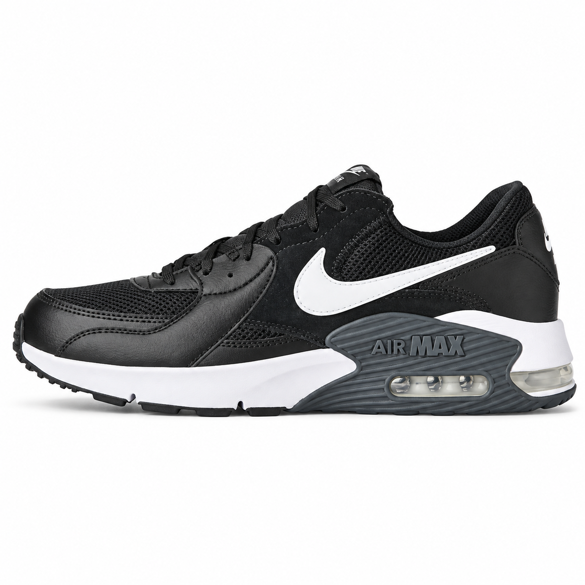 Tenis Nike Air Max Excee Hombre, Negro/Blanco/Azul - 01-lateral-principal