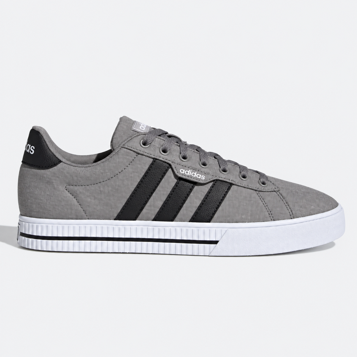 adidas Men's Daily 3.0, Dove Grey/Core Black/Cloud White - Talla 9.5 US - 01-lateral-principal