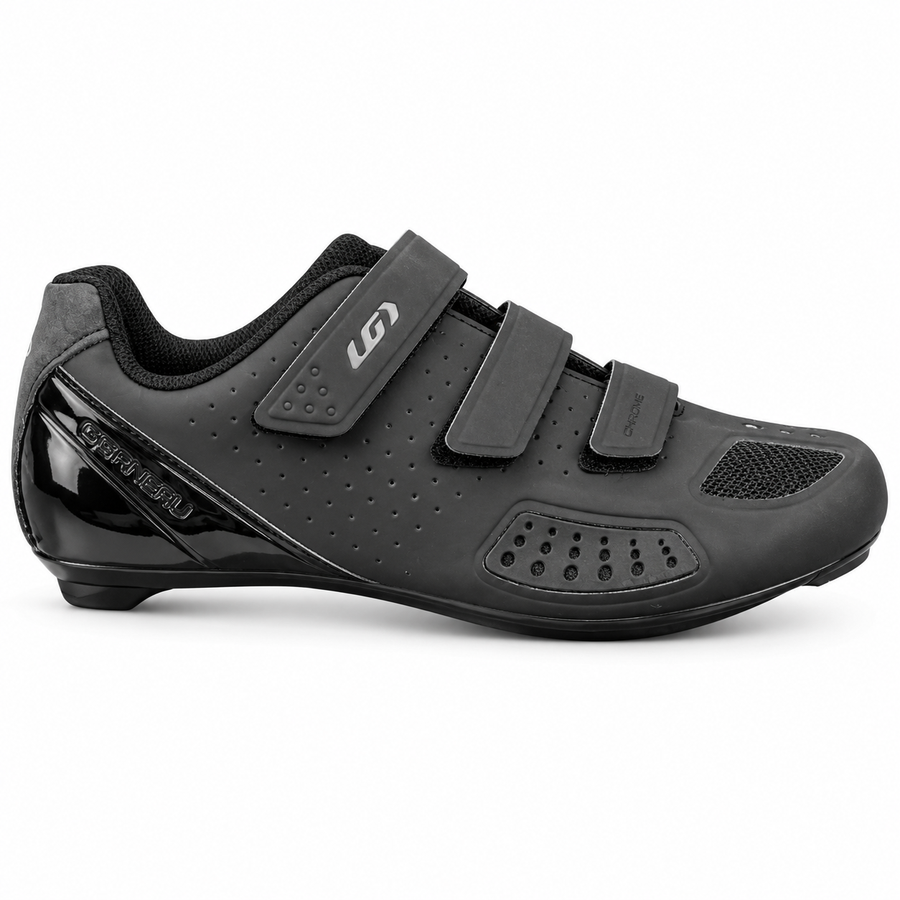 Zapatillas de ciclismo Garneau Chrome II Hombre, Negro - 01-lateral-principal