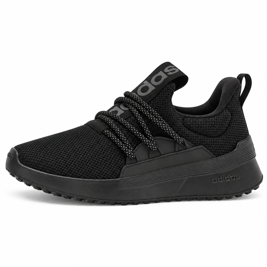 adidas Men's Lite Racer Adapt 5.0, Black/Black/Grey - 01-lateral-principal