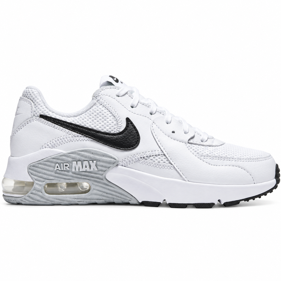 Tenis Nike Air Max Excee Mujer, Blanco/Negro - 01-lateral-principal
