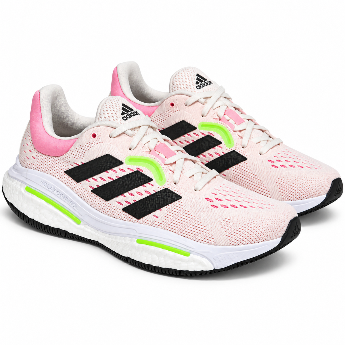 Tenis de running adidas Solar Control Mujer, Rosado/Blanco - 02-vista-tres-cuartos