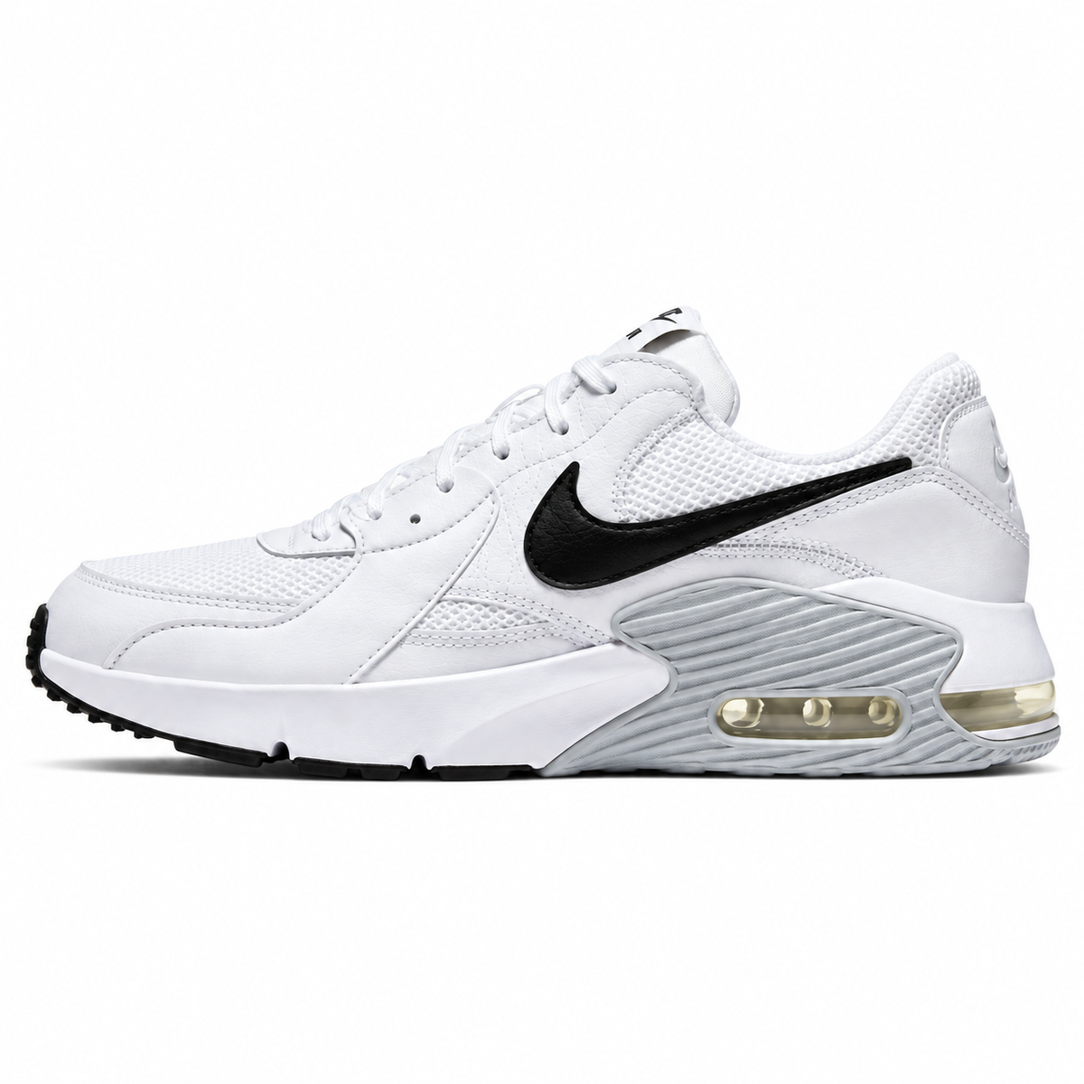 Tenis Nike Air Max Excee Hombre, Blanco/Negro/Platino - 03-lateral-contrario