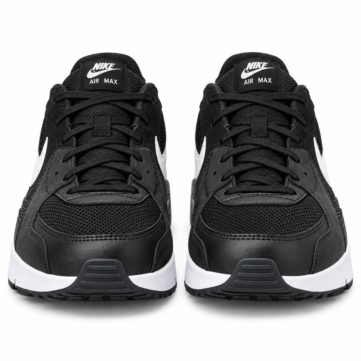Tenis Nike Air Max Excee Hombre, Negro/Blanco/Azul - 04-frontal