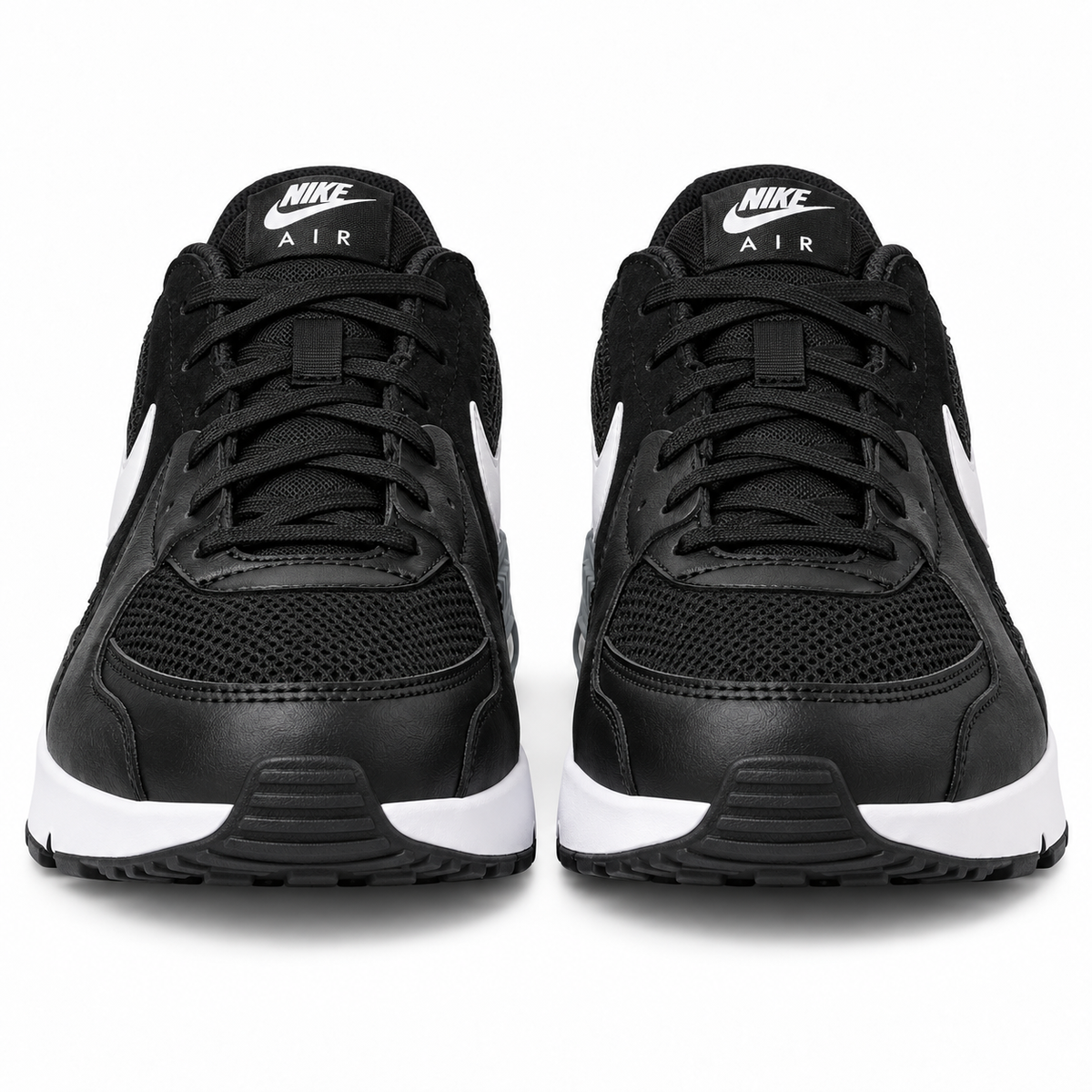 Tenis Nike Air Max Excee Hombre, Negro/Blanco/Gris oscuro - 04-frontal