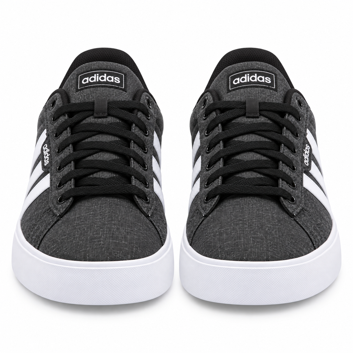 Tenis adidas Daily 3.0 Hombre, Negro/Blanco - 04-frontal