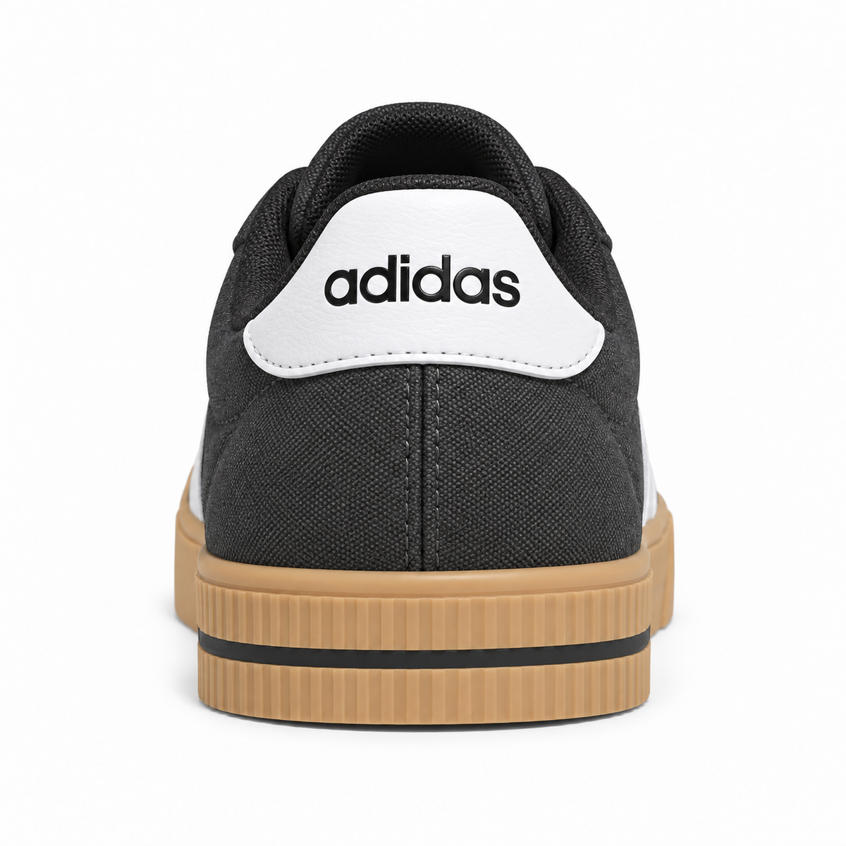 adidas Men's Daily 3.0, Black/White/Gum - 05-trasera