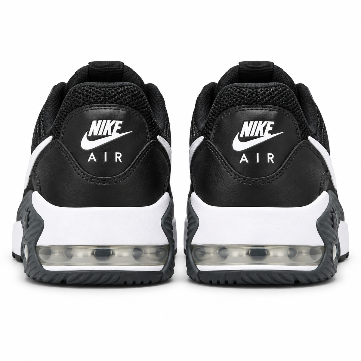 Tenis Nike Air Max Excee Hombre, Negro/Blanco/Azul - 05-trasera