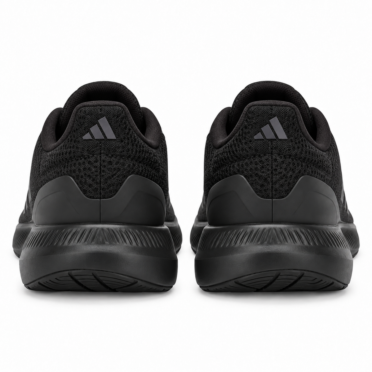 Tenis adidas Runfalcon 3.0 Hombre, Negro/Carbón - 05-trasera