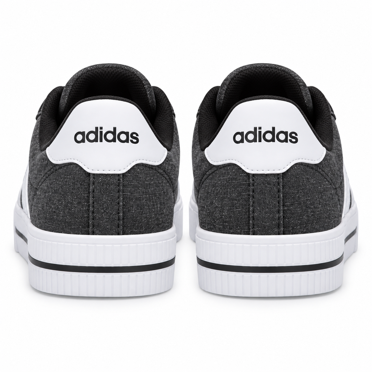 Tenis adidas Daily 3.0 Hombre, Negro/Blanco - 05-trasera