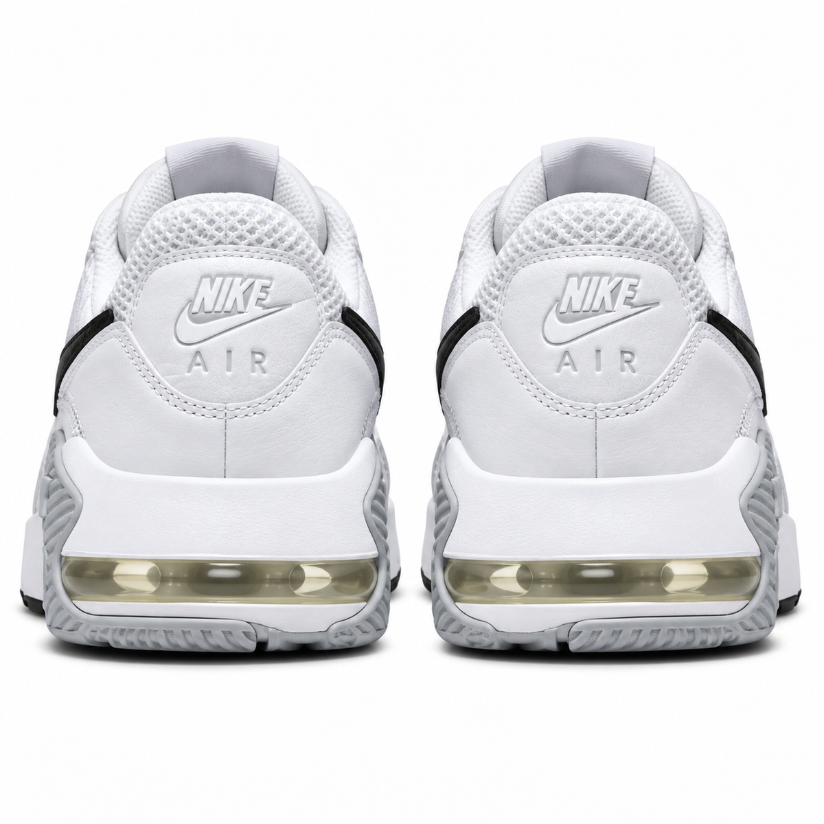 Tenis Nike Air Max Excee Hombre, Blanco/Negro/Platino - 05-trasera