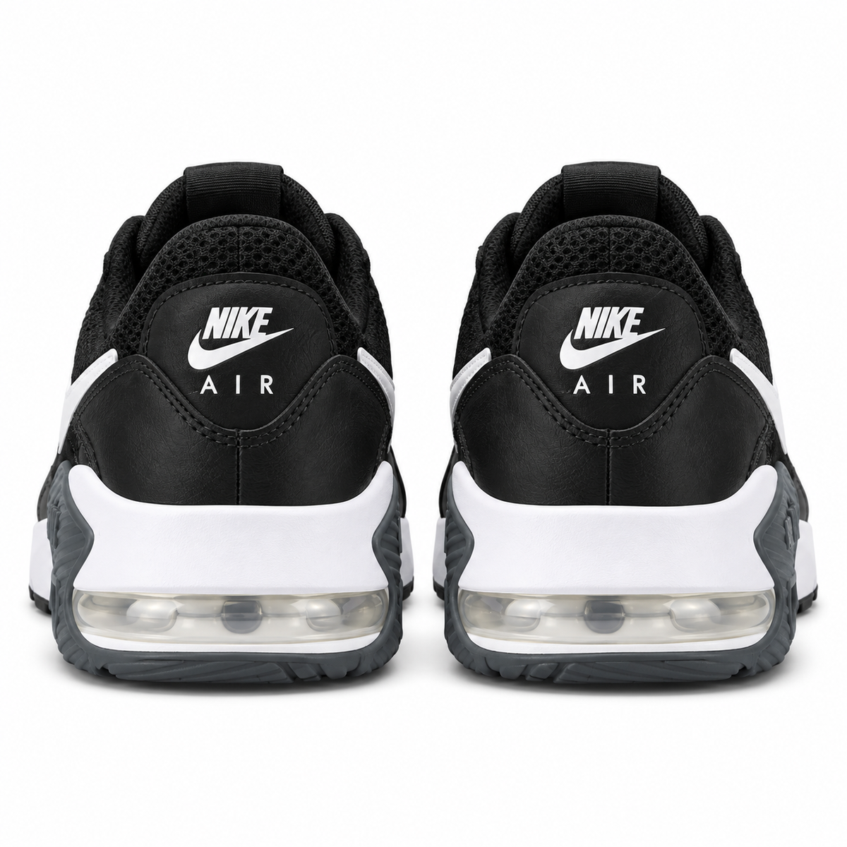 Tenis Nike Air Max Excee Hombre, Negro/Blanco/Gris oscuro - 05-trasera