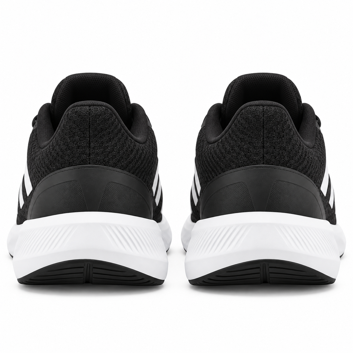 Tenis adidas Runfalcon 3.0 Hombre, Negro/Blanco - 05-trasera