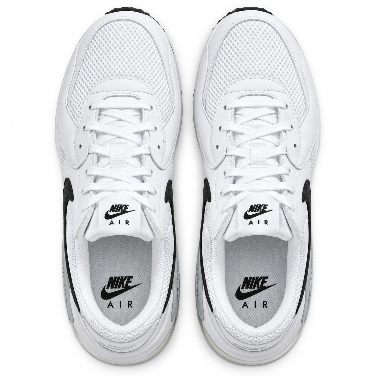 Tenis Nike Air Max Excee Mujer, Blanco/Negro - 06-superior