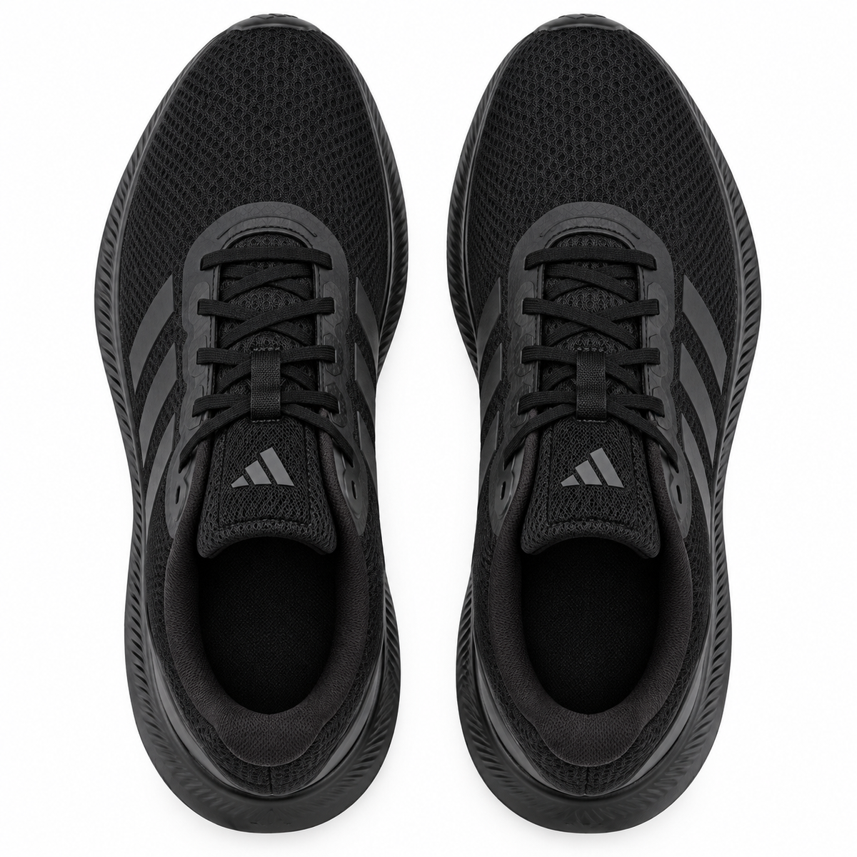 Tenis adidas Runfalcon 3.0 Hombre, Negro/Carbón - 06-superior