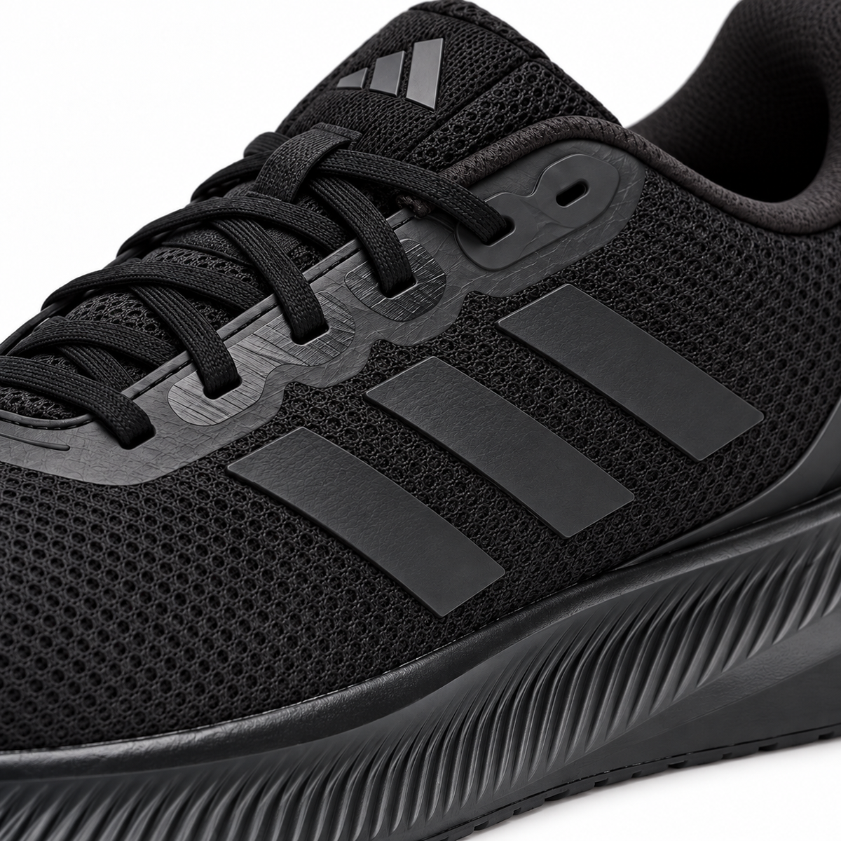 Tenis adidas Runfalcon 3.0 Hombre, Negro/Carbón - 08-detalle