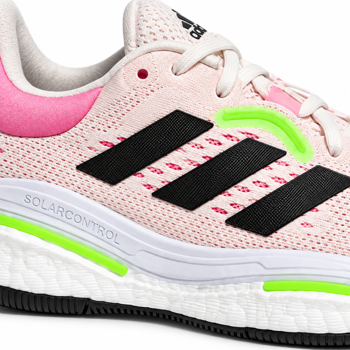 Tenis de running adidas Solar Control Mujer, Rosado/Blanco - 08-detalle
