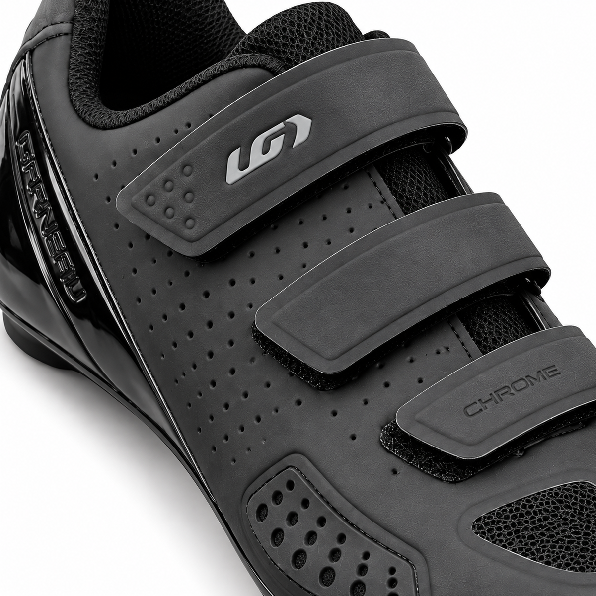 Zapatillas de ciclismo Garneau Chrome II Hombre, Negro - 08-detalle