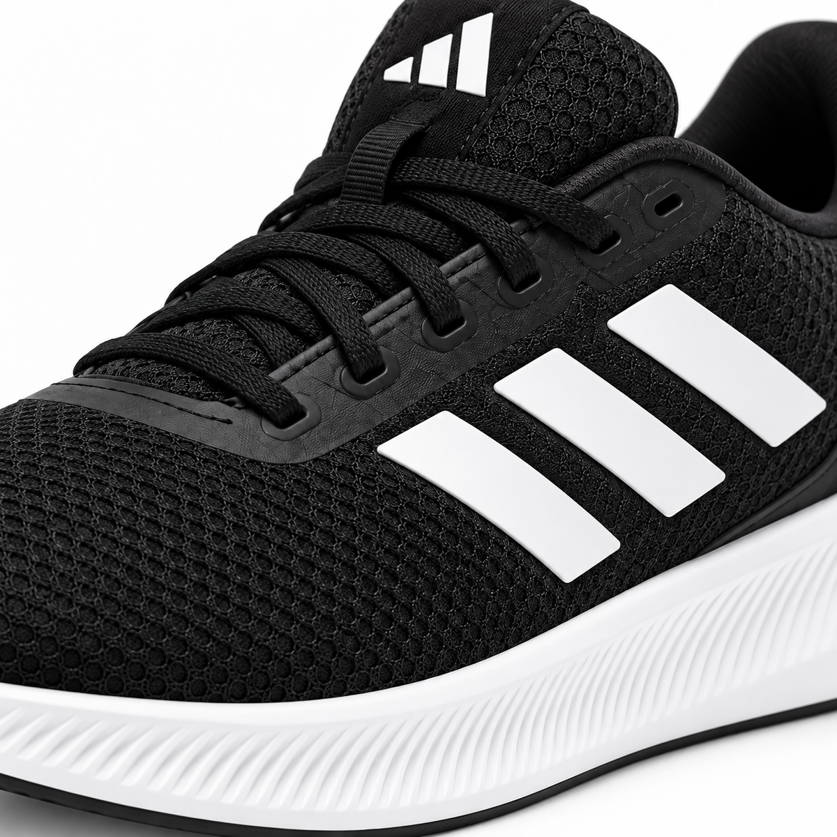 Tenis adidas Runfalcon 3.0 Hombre, Negro/Blanco - 08-detalle
